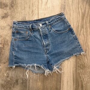 Levi’s 501 Denim Blue Women's Shorts